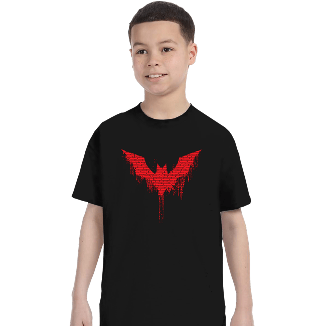 Daily_Deal_Shirts T-Shirts, Youth / XS / Black Future Bat Graffiti
