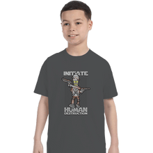 Load image into Gallery viewer, Shirts T-Shirts, Youth / XL / Charcoal Initiate Human Destruction
