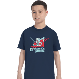 Shirts T-Shirts, Youth / XS / Navy Opossumus Prime