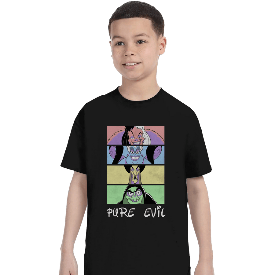 Shirts T-Shirts, Youth / XS / Black Pure Evil