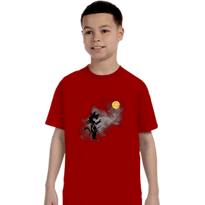 Shirts T-Shirts, Youth / XS / Red Saiyan With Balloon