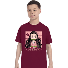 Load image into Gallery viewer, Shirts T-Shirts, Youth / XS / Maroon Nezuko
