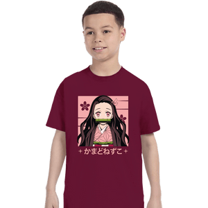 Shirts T-Shirts, Youth / XS / Maroon Nezuko