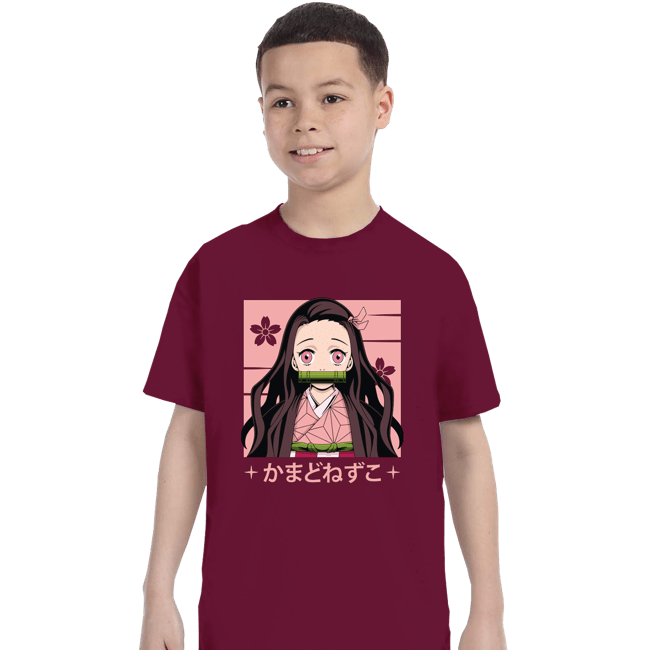 Shirts T-Shirts, Youth / XS / Maroon Nezuko