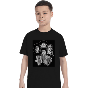 Shirts T-Shirts, Youth / XL / Black Bohemian Polka