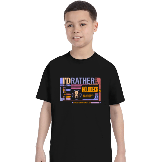 Secret_Shirts T-Shirts, Youth / XS / Black Holodeck!