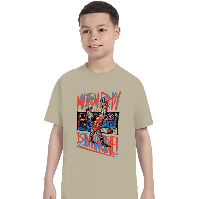 Daily_Deal_Shirts T-Shirts, Youth / XS / Sand My Iron Body