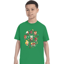 Load image into Gallery viewer, Secret_Shirts T-Shirts, Youth / XS / Irish Green On Tarantula Island
