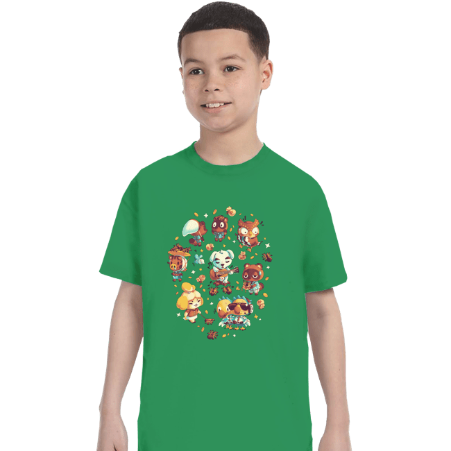 Secret_Shirts T-Shirts, Youth / XS / Irish Green On Tarantula Island