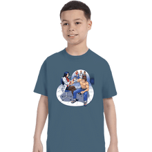 Load image into Gallery viewer, Shirts T-Shirts, Youth / XS / Indigo Blue School Brawl
