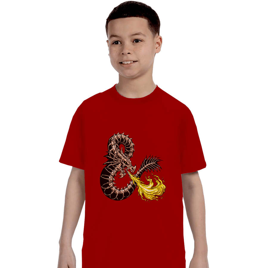 Shirts T-Shirts, Youth / XL / Red Bone Dragon