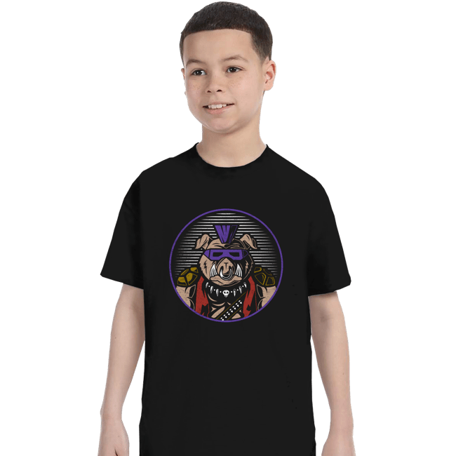 Shirts T-Shirts, Youth / XS / Black Pig Punk