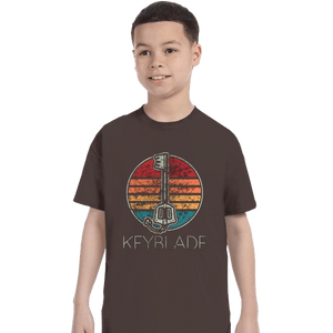 Shirts T-Shirts, Youth / XS / Dark Chocolate Retro Keyblade