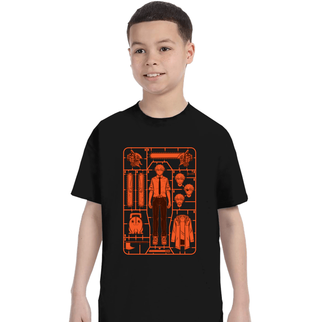 Daily_Deal_Shirts T-Shirts, Youth / XS / Black Denji Model Sprue