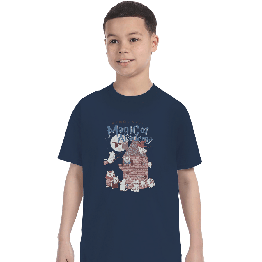 Shirts T-Shirts, Youth / XL / Navy Magicat Academy