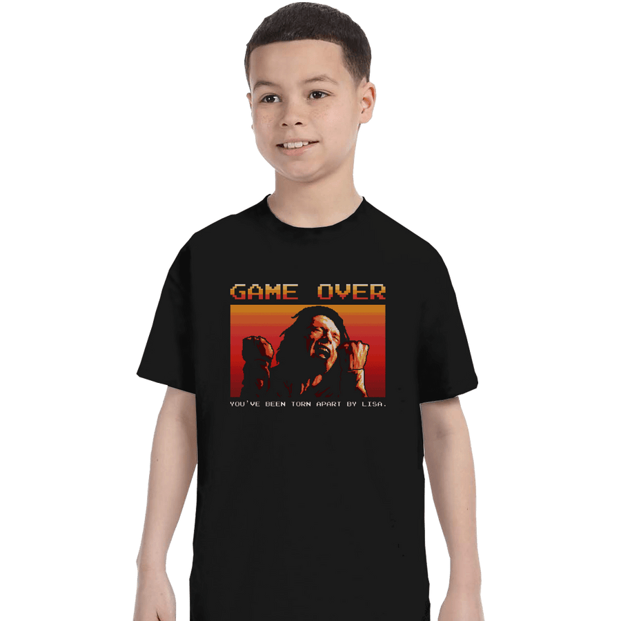 Shirts T-Shirts, Youth / XL / Black Game Over Tommy