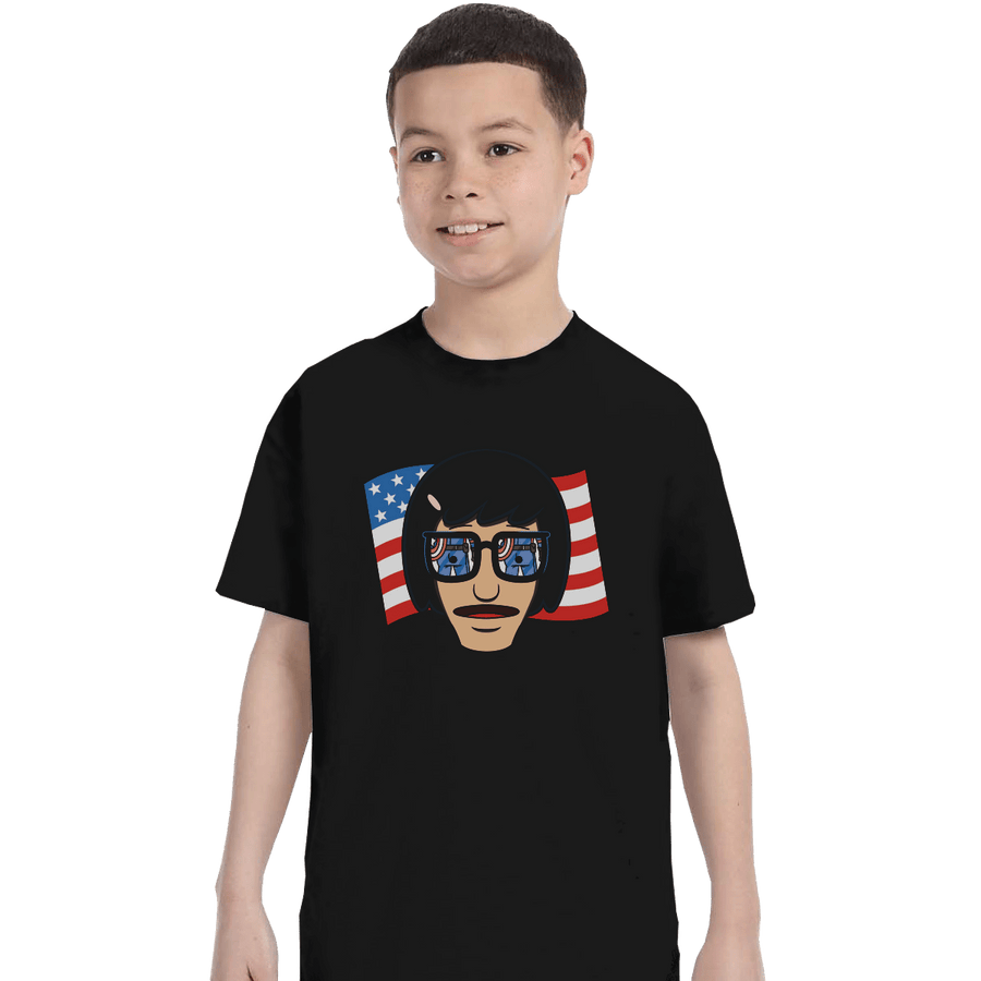 Shirts T-Shirts, Youth / XL / Black Star Spangled Butt