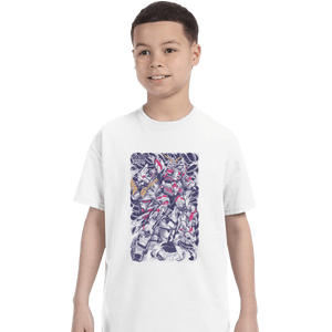 Shirts T-Shirts, Youth / XL / White Unicorn Gundam