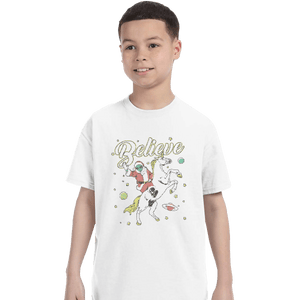Shirts T-Shirts, Youth / XL / White Believe