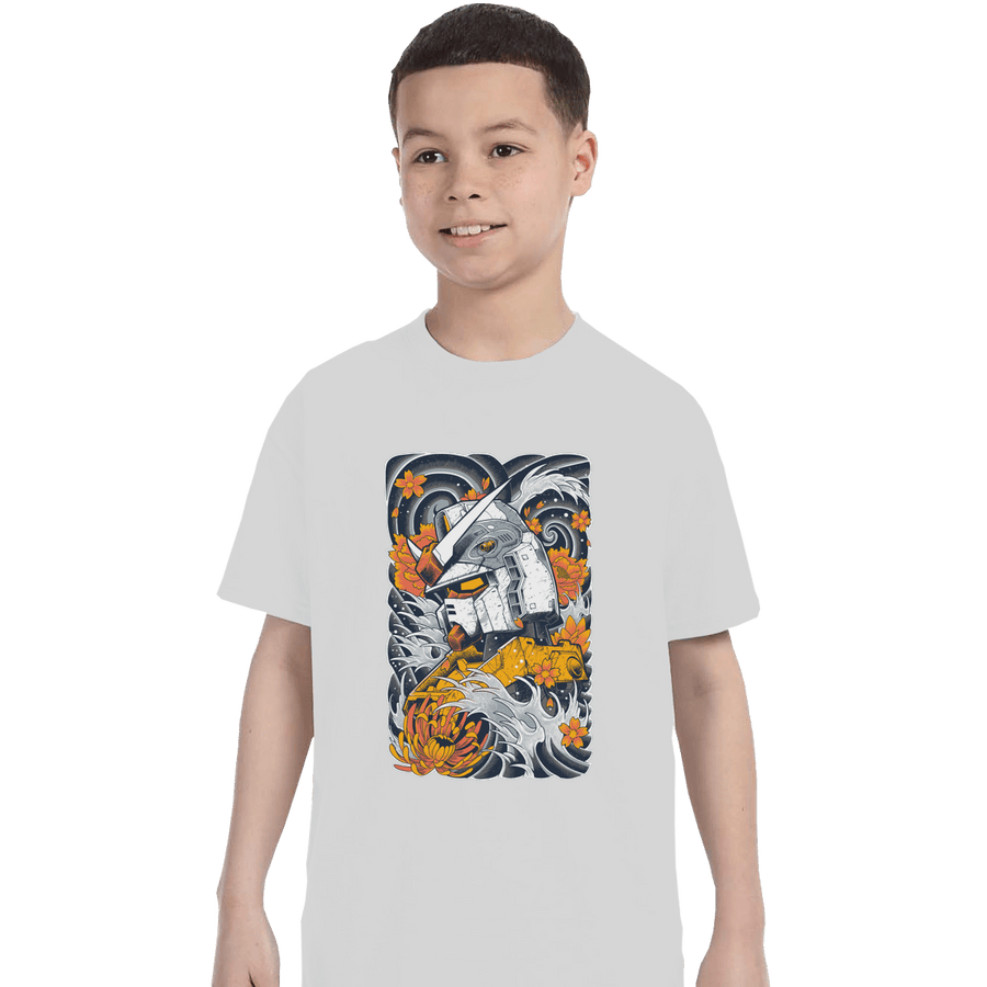 Shirts T-Shirts, Youth / Small / White Gundam