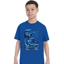 Load image into Gallery viewer, Shirts T-Shirts, Youth / XS / Royal Blue Green Hill Zone
