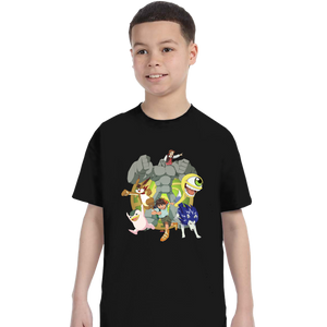 Daily_Deal_Shirts T-Shirts, Youth / XS / Black Vintage Monster Rancher