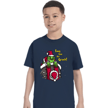 Load image into Gallery viewer, Daily_Deal_Shirts T-Shirts, Youth / XS / Navy Long Live The Grinch
