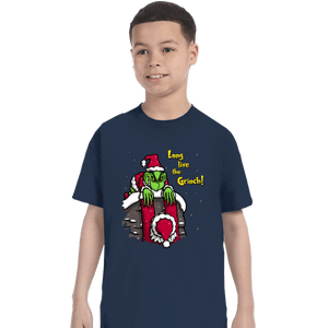 Daily_Deal_Shirts T-Shirts, Youth / XS / Navy Long Live The Grinch