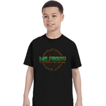Load image into Gallery viewer, Shirts T-Shirts, Youth / XS / Black Mr. Frodo

