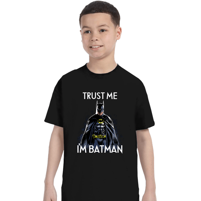 Secret_Shirts T-Shirts, Youth / XS / Black Trust The Bat