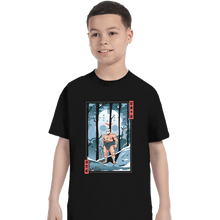 Load image into Gallery viewer, Secret_Shirts T-Shirts, Youth / XS / Black Fright Night Sumo Ukiyo-e Jason
