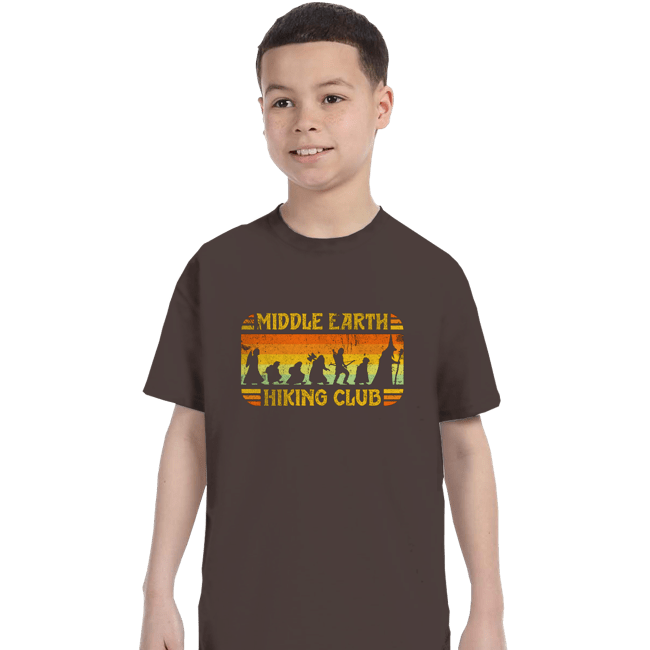 Secret_Shirts T-Shirts, Youth / XS / Dark Chocolate Hiking Club