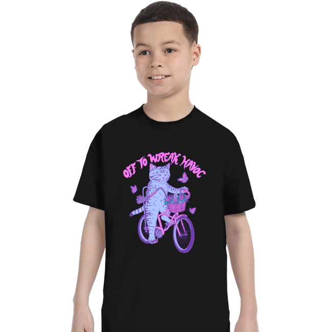 Daily_Deal_Shirts T-Shirts, Youth / XS / Black Off To Wreak Havoc