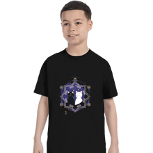 Load image into Gallery viewer, Shirts T-Shirts, Youth / XS / Black Crescent Moon
