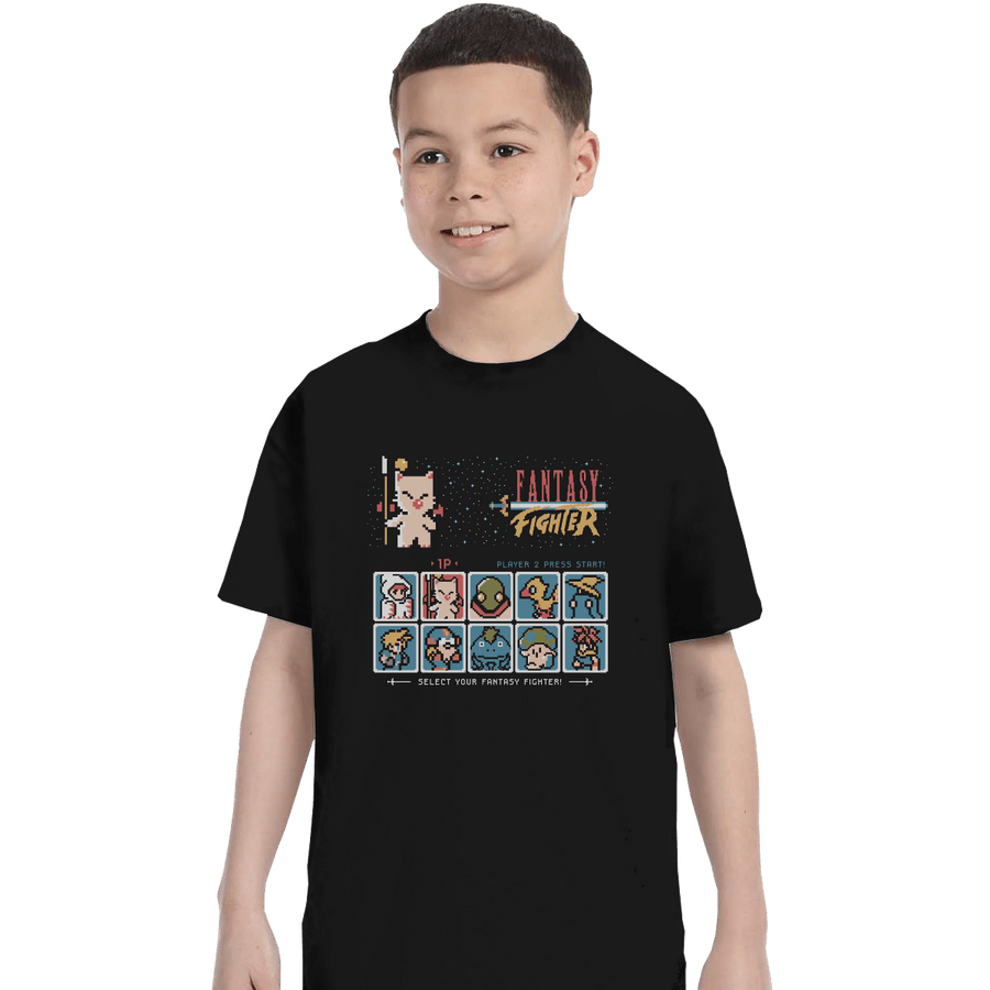 Shirts T-Shirts, Youth / XL / Black Fantasy Fighter