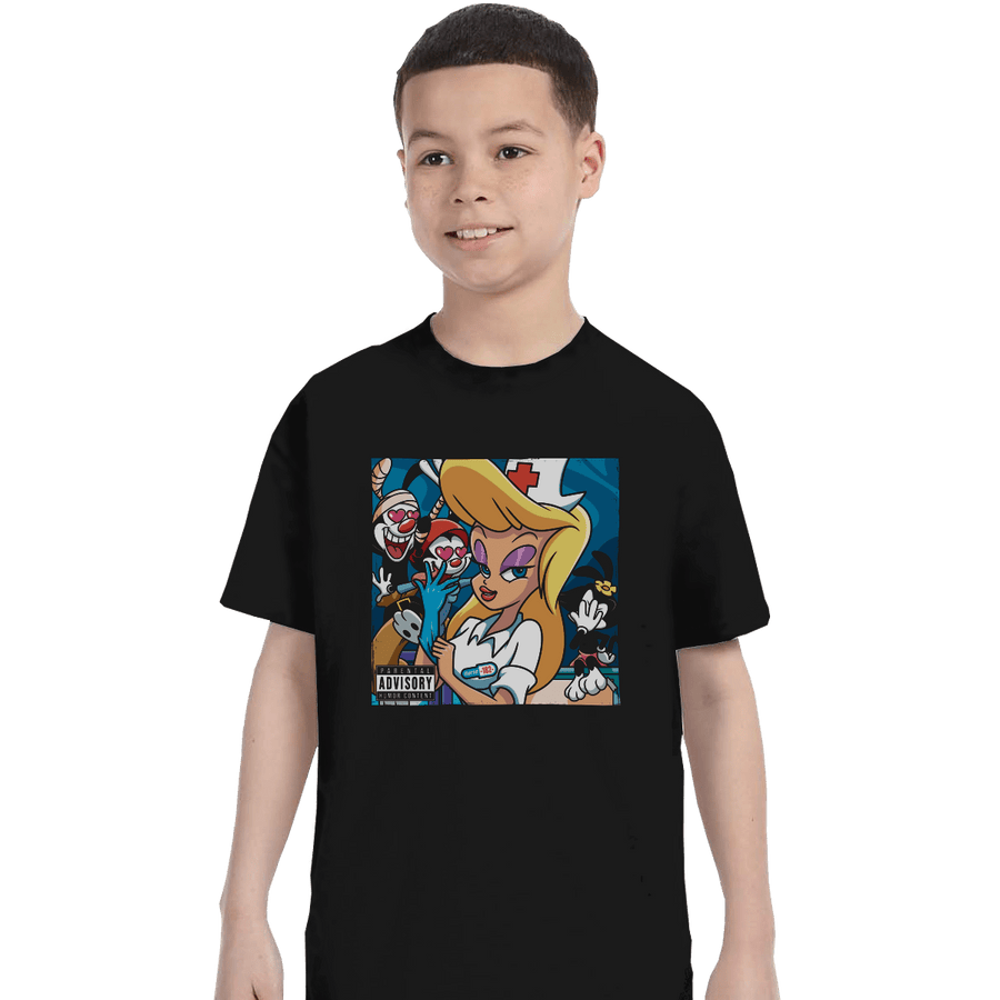 Shirts T-Shirts, Youth / XS / Black Nurse 182