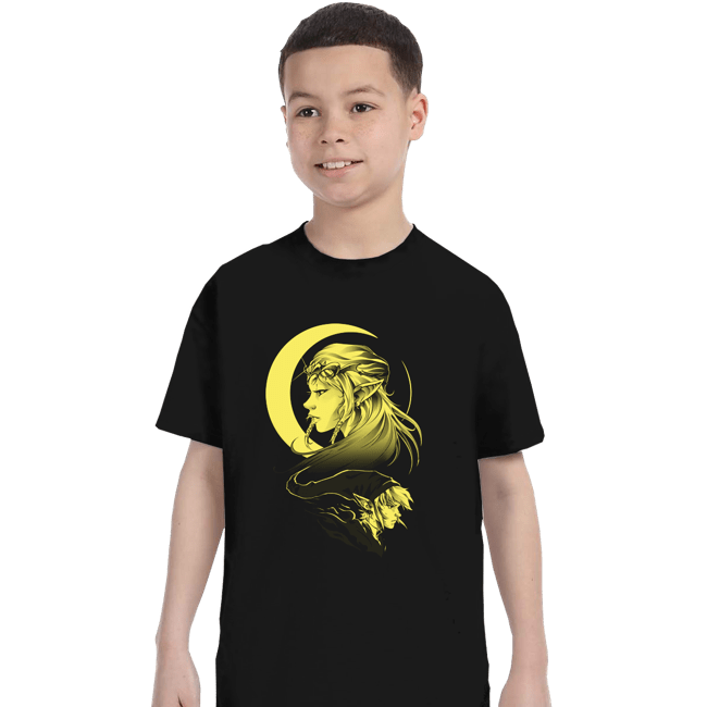 Secret_Shirts T-Shirts, Youth / XS / Black Princess And Knight