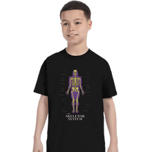 Load image into Gallery viewer, Shirts T-Shirts, Youth / XS / Black The Skeletor System
