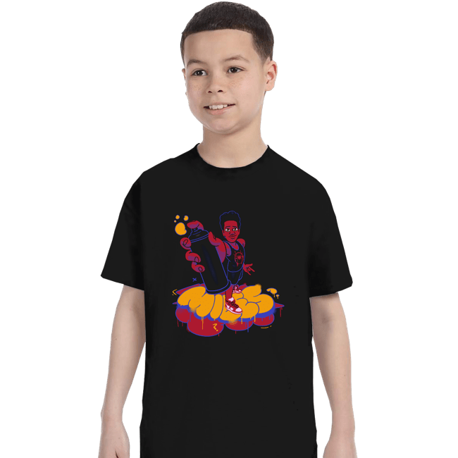 Shirts T-Shirts, Youth / XS / Black Morales Street