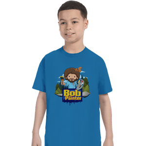 Shirts T-Shirts, Youth / XS / Sapphire Bob The Painter