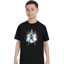 Load image into Gallery viewer, Daily_Deal_Shirts T-Shirts, Youth / XS / Black Shattered
