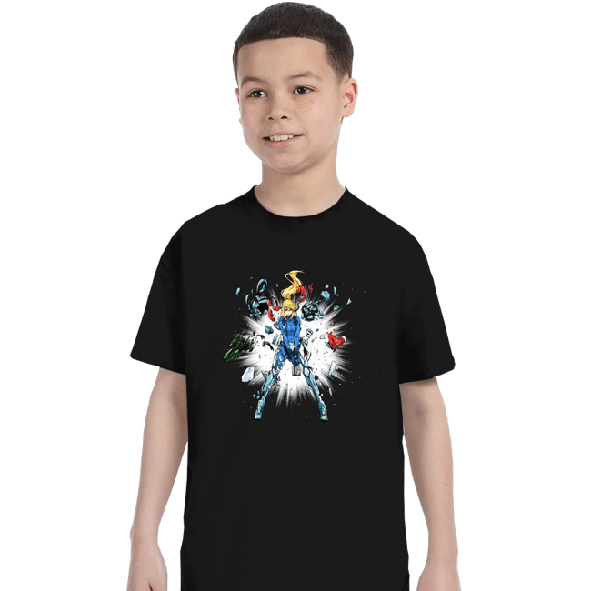 Daily_Deal_Shirts T-Shirts, Youth / XS / Black Shattered