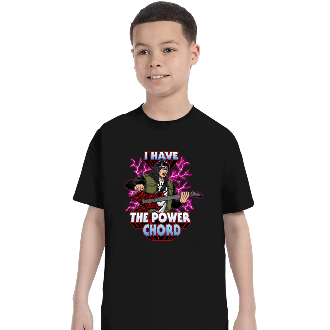 Secret_Shirts T-Shirts, Youth / XS / Black Power Chord