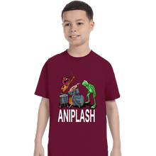 Load image into Gallery viewer, Secret_Shirts T-Shirts, Youth / XS / Maroon Aniplash
