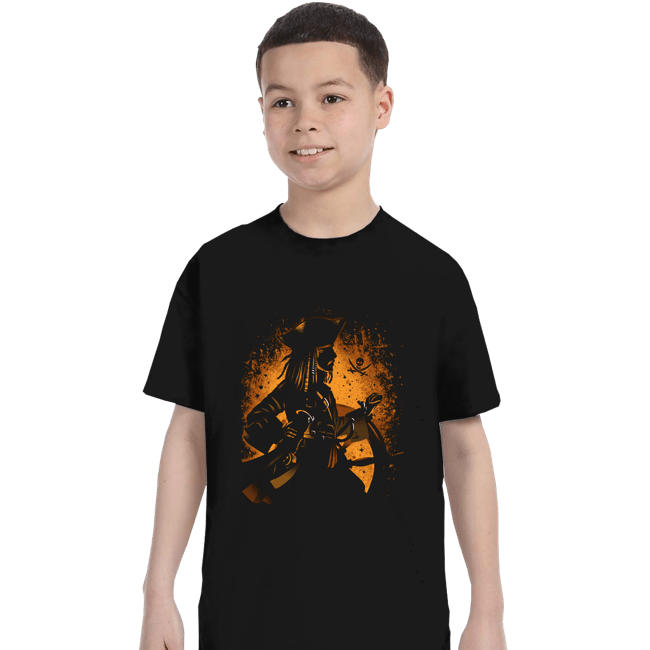 Daily_Deal_Shirts T-Shirts, Youth / XS / Black Legendary Pirate of the Seven Seas