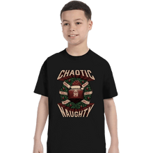 Load image into Gallery viewer, Shirts T-Shirts, Youth / XS / Black Chaotic Naughty Christmas
