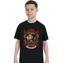 Load image into Gallery viewer, Secret_Shirts T-Shirts, Youth / XS / Black Champion Of Courage
