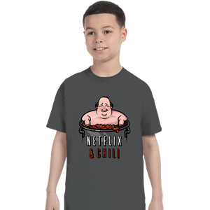 Secret_Shirts T-Shirts, Youth / XS / Charcoal Netflix And Chili