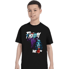 Load image into Gallery viewer, Secret_Shirts T-Shirts, Youth / XS / Black Jason 13TH NES
