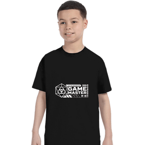 Shirts T-Shirts, Youth / XS / Black Cyberpunk Game Master